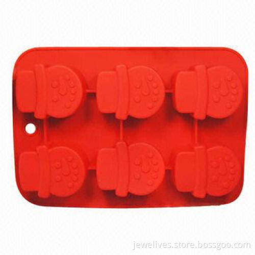 Snowman-shaped Cake Mold, Made of Food-grade Silicone, Bakeware, Cake Pans